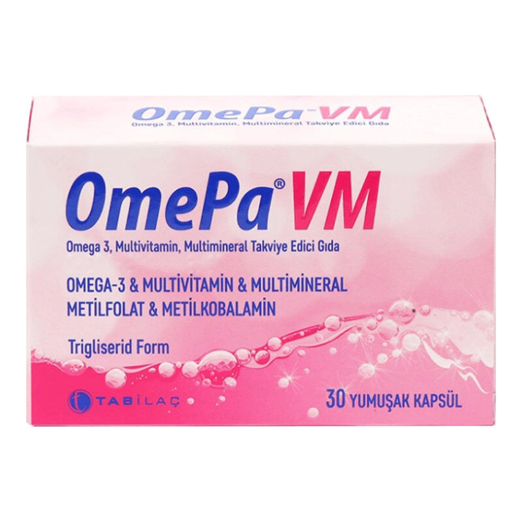 OmePa VM Takviye Edici Gıda 30 Yumuşak Kapsül - 1