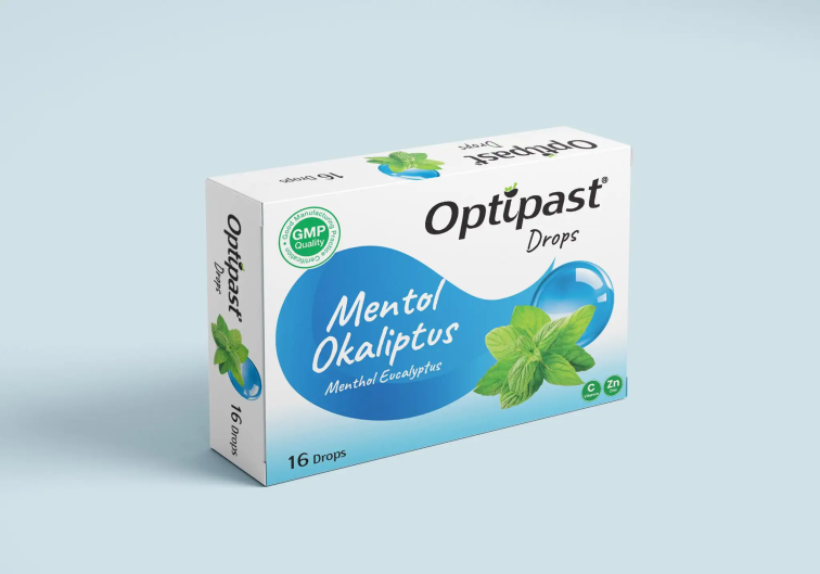 Optipast Drops Mentol & Okaliptus 16 Pastil - 1