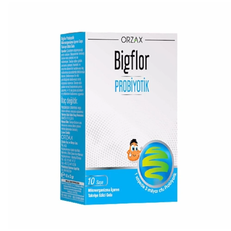 Orzax Bigflor Probiyotik/Prebiotik 10 Şase - 1