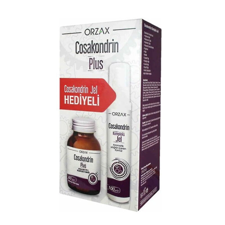 Orzax Cosakondrin Plus 60 Tablet | Cosakondrin Jel 100ml HEDİYE - 1