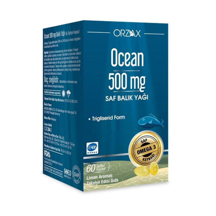 Orzax Ocean 500mg 60 Kapsül - 1