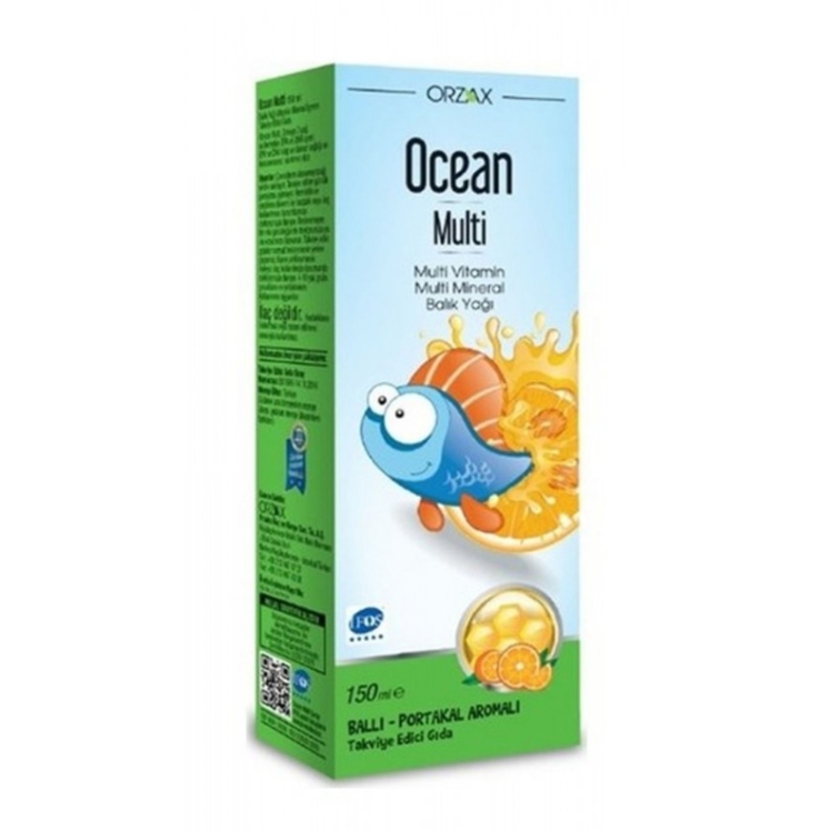 Ocean Multi Ballı Portakal Konsantreli Şurup 150 ml - 1