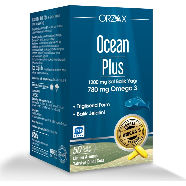 Orzax Ocean Plus 50 Kapsül - 1