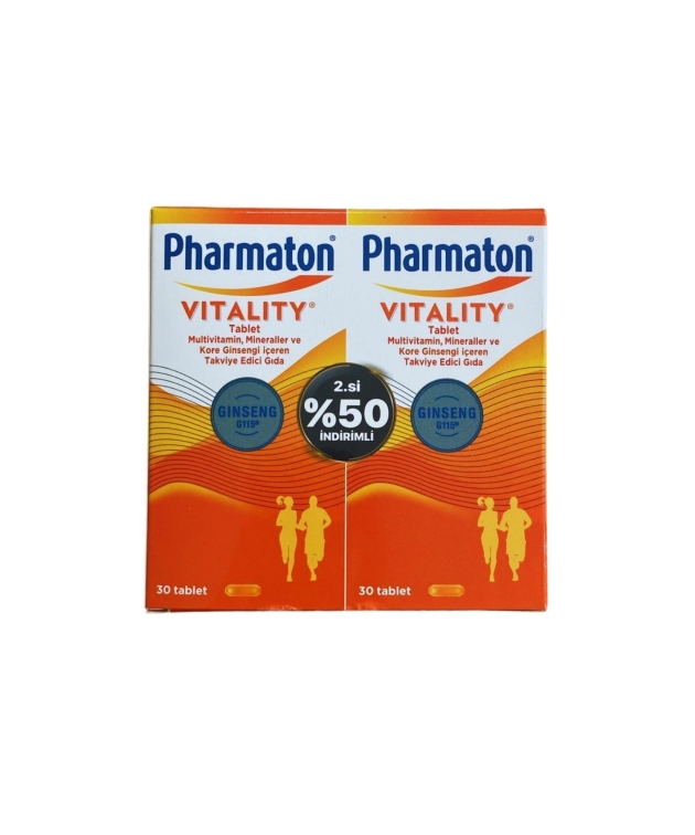 Pharmaton Vitality 30 Tablet Avantajlı 2'li Paket - 1