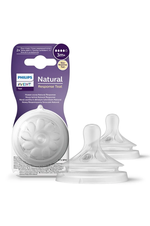 Philips Avent Natural Response 2'li Biberon Emziği, 3 Ay - 1