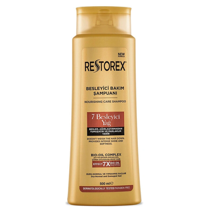 Restorex 7 Besleyici Yağ İçerikli Şampuan 500 ml - 1