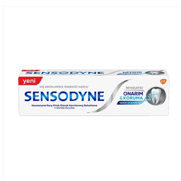 Sensodyne Diş Macunu Derin Onarım Koruma Beyazlatıcı 75 ml - 1