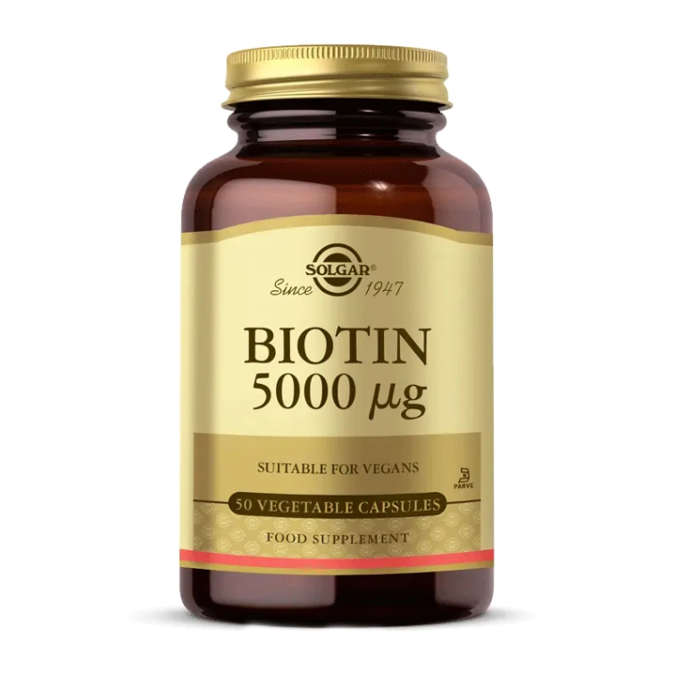 Solgar Biotin 5000 mcg 50 Kapsül - 1