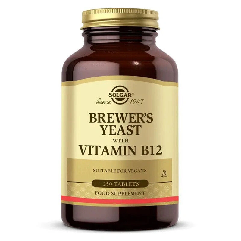 Solgar Brewers Yeast with Vitamin B 12 250 Tablet - 1