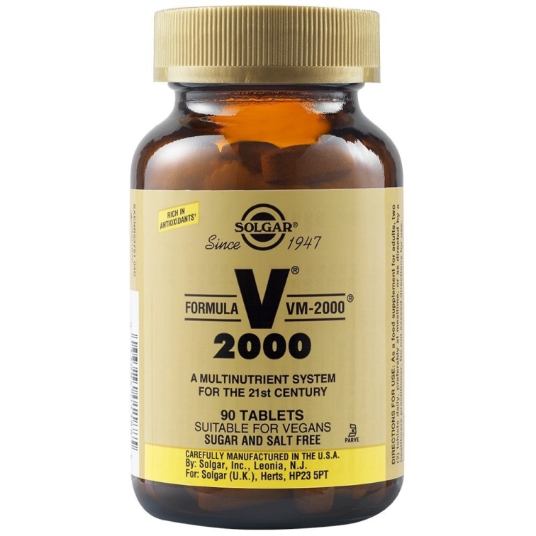 Solgar VM 2000 Multivitamin 90 Tablet - 1