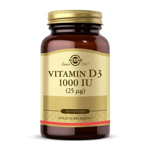 Vitamin D3 Içeren Takviye Edici Gıda 1000ıu Yumuşak 100 Kapsül - 1