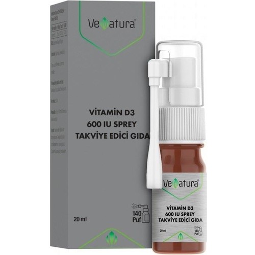 Venatura Vitamin D3 600 IU Sprey 20 ml - 1