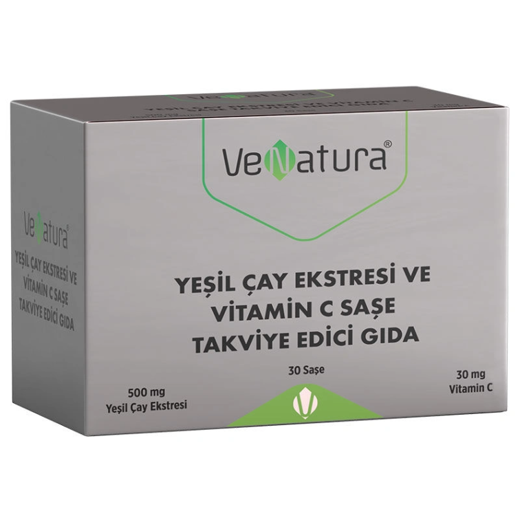 Venatura Yeşil Çay Ekstresi ve Vitamin C 30 Saşe - 1