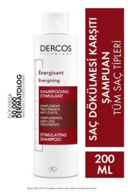 Vichy Dercos Energisant Şampuan Dökülme Karşıtı 200 ml - 1