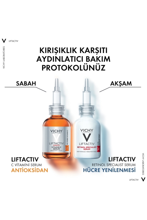 Vichy Liftactive Supreme %15 Saf C Vitamini Aydınlatıcı Antioksidan Serum 20 ml - 4