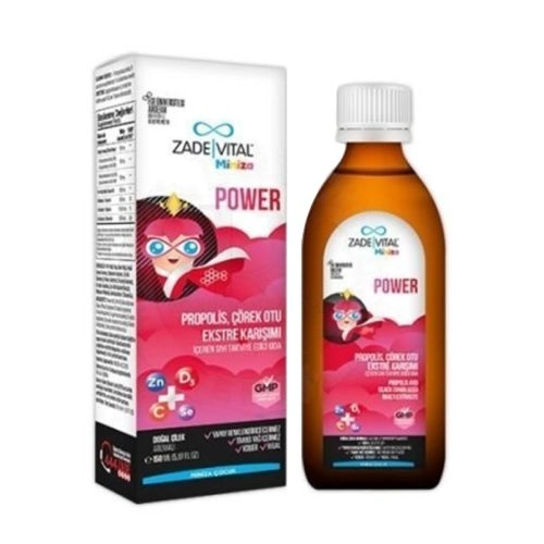 Zade Vital Miniza Power Propolis Çörek Otu Karışımı Şurup 150 ml - 1