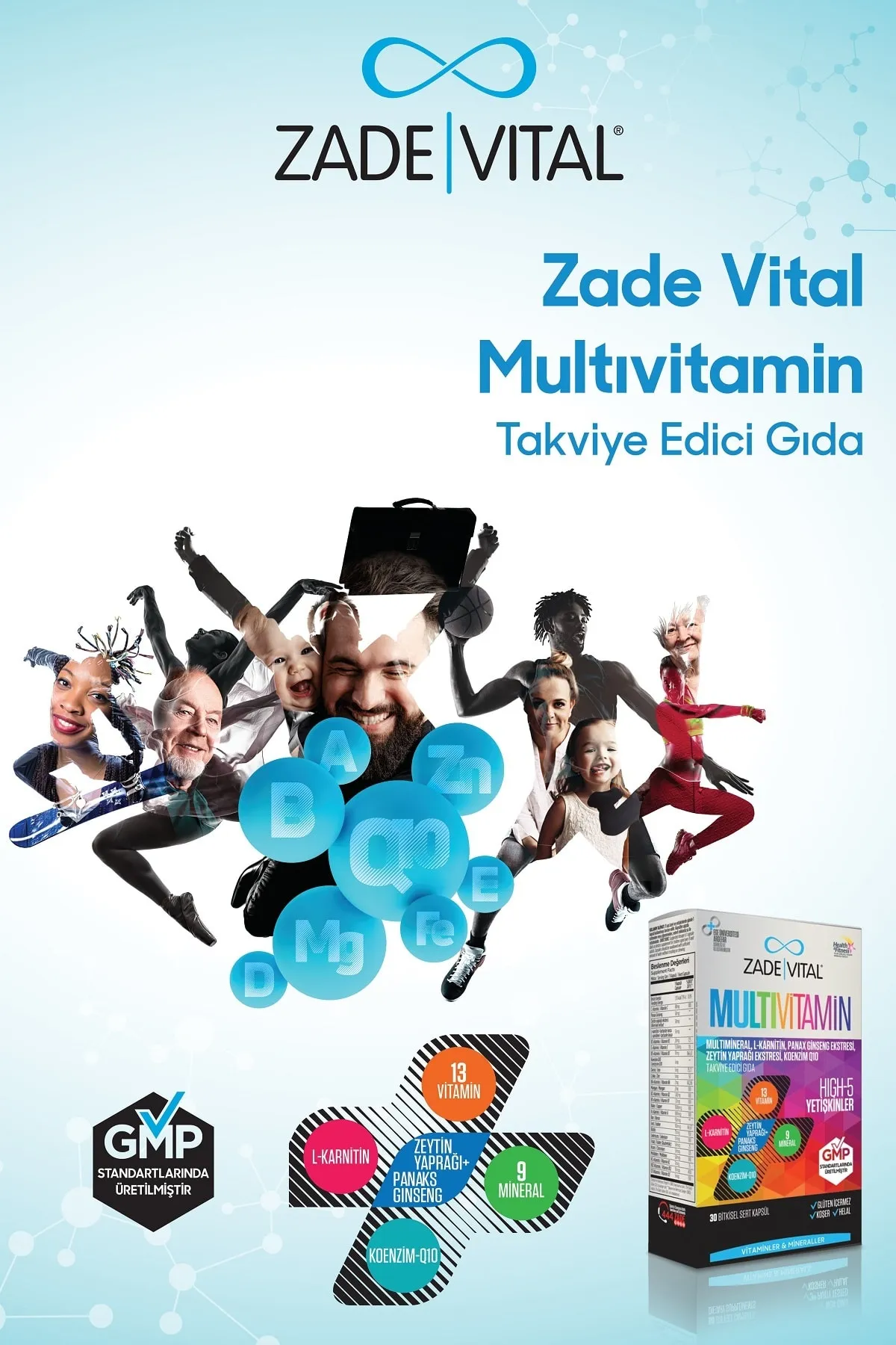 Zade Vital Multivitamin 30 Kapsül - 2