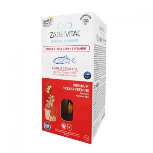 Zade Vital Omega 3 50 Kapsül - Emziren Anneler İçin - 1